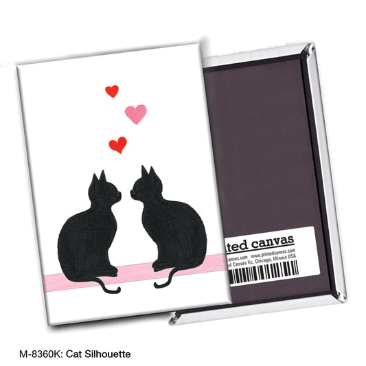 Cat Silhouette, Magnet (M-8360K)