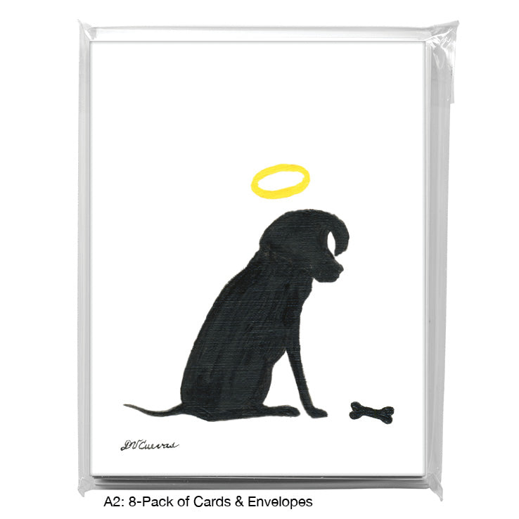 Dog Silhouette, Greeting Card (8361B)