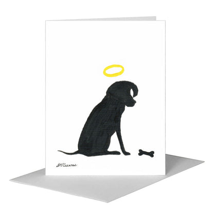 Dog Silhouette, Greeting Card (#8361B), A2 Card Front, www.printedcanvas.com