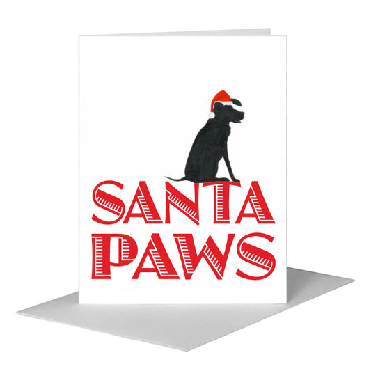 Dog Silhouette, Greeting Card (#8361D) A2 Card Front, www.printedcanvas.com