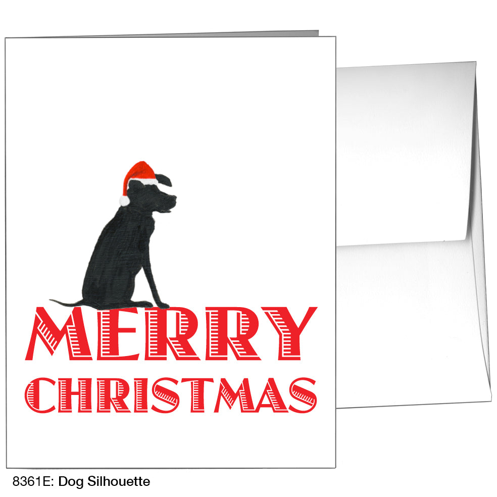 Dog Silhouette, Greeting Card (8361E)