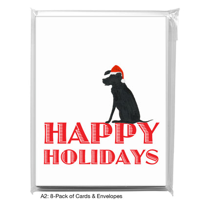 Dog Silhouette, Greeting Card (8361F)