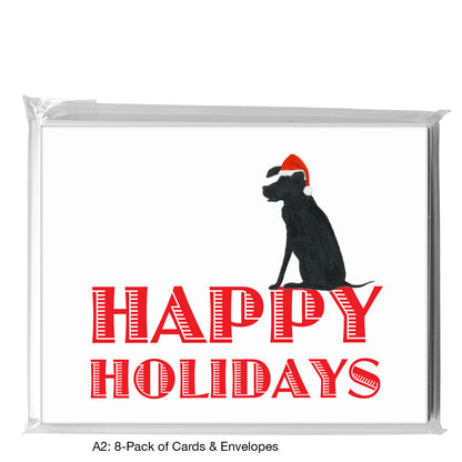 Dog Silhouette, Greeting Card (8361FA)