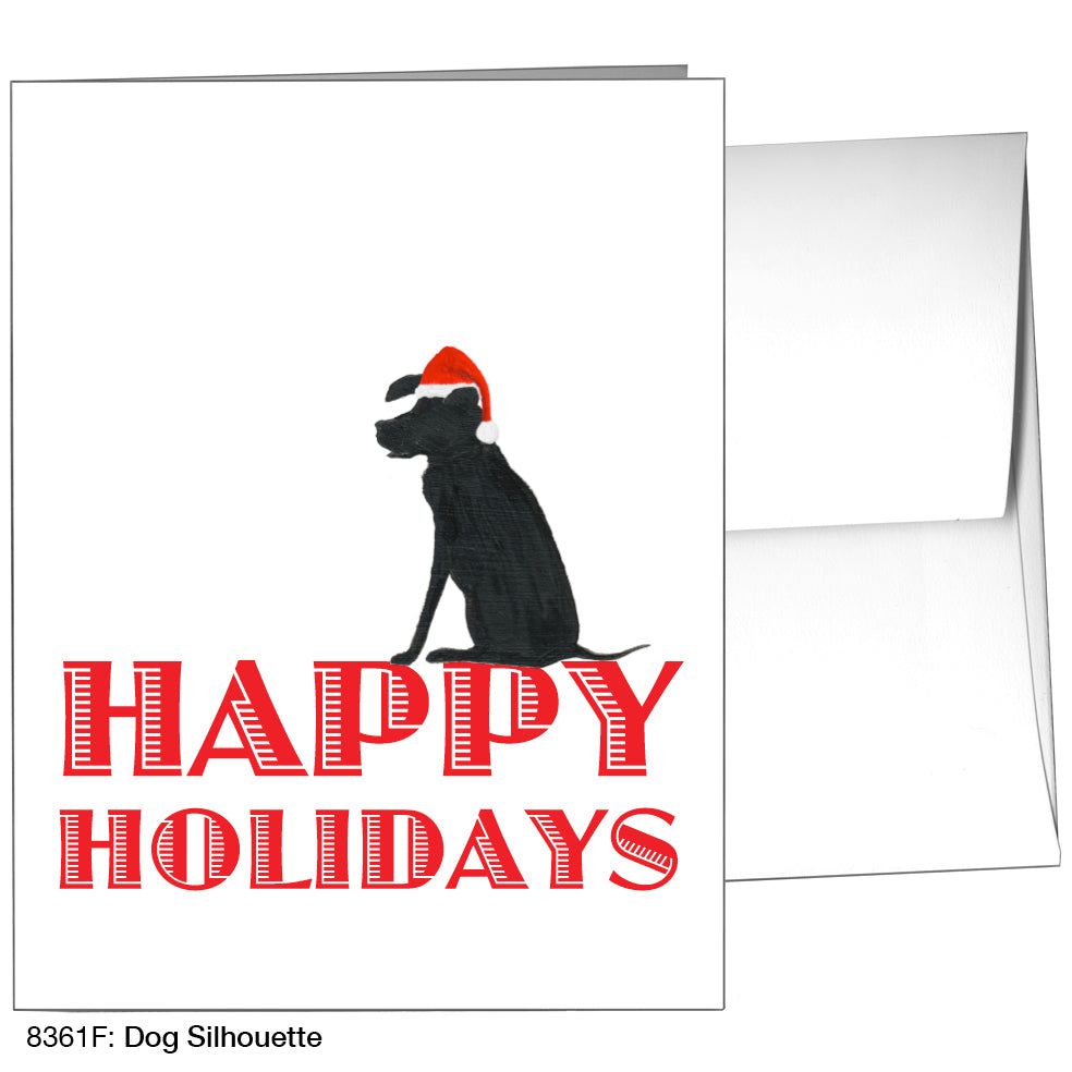 Dog Silhouette, Greeting Card (8361F)