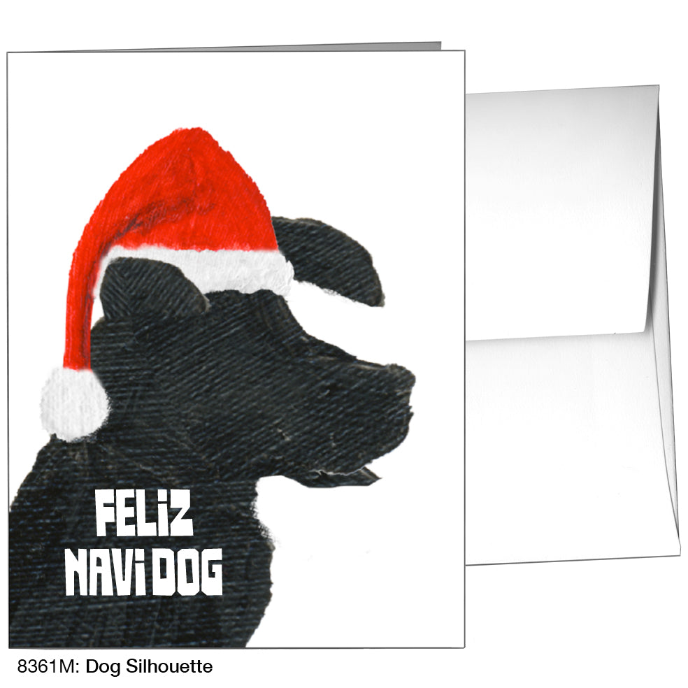 Dog Silhouette, Greeting Card (8361M)