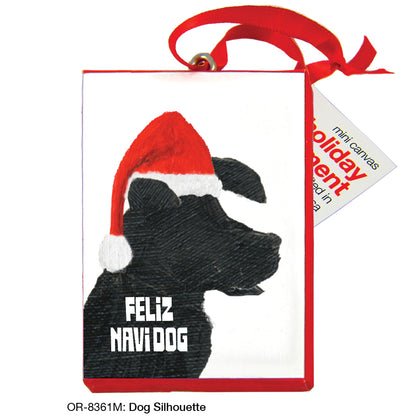 Dog Silhouette, Ornament (OR-8361M)
