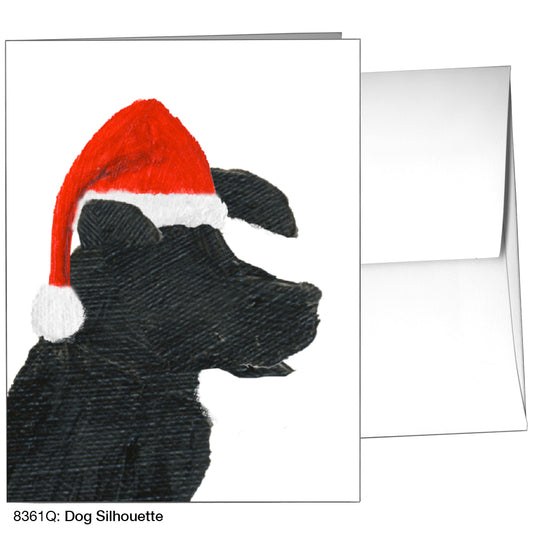 Dog Silhouette, Greeting Card (8361Q)