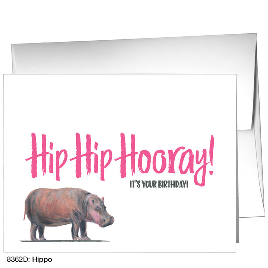 Hippo, Greeting Card (8362D)