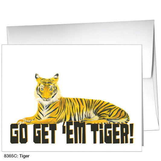 Tiger, Greeting Card (8365C), A2, printedcanvas.com