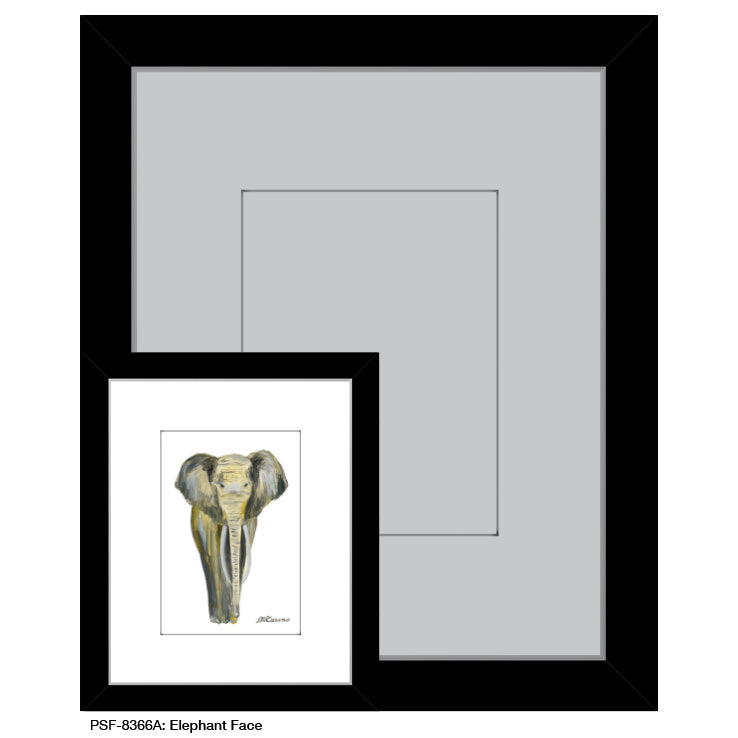 Elephant Face, Print (#8366A)