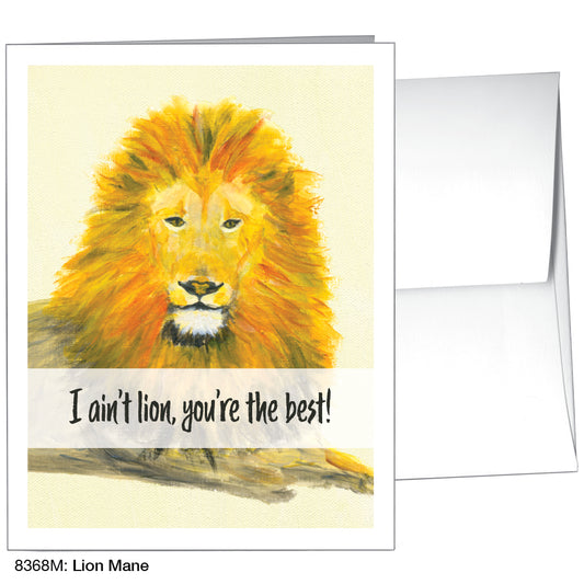 Lion Mane, Greeting Card (8368M)