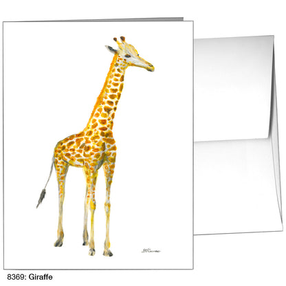 Giraffe, Greeting Card (8369A), A2 Card Front, www.printedcanvas.com