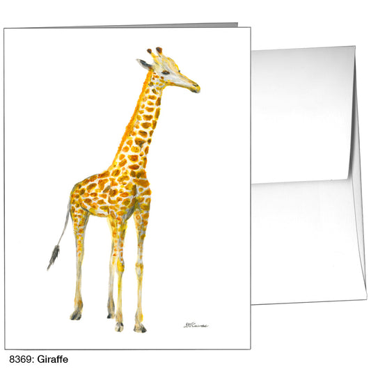 Giraffe, Greeting Card (8369A), A2 Card Front, www.printedcanvas.com