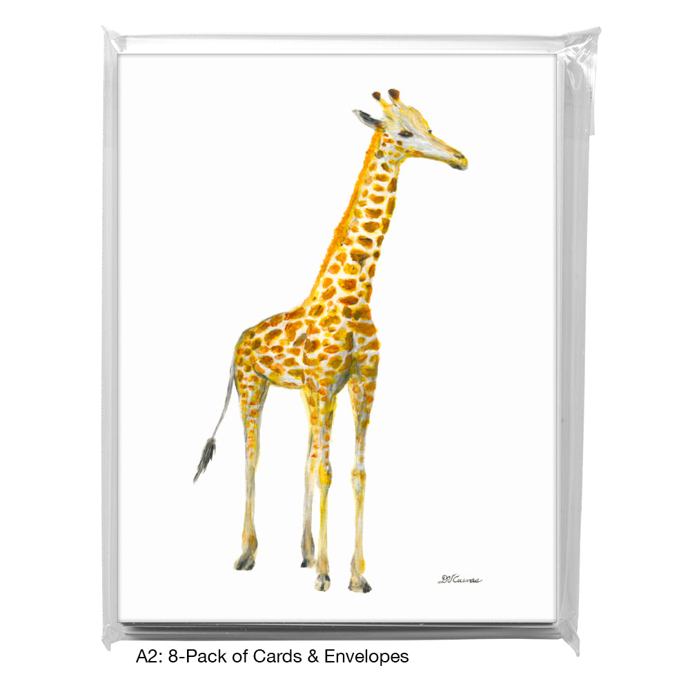 Giraffe, Greeting Card (8369A), A2 Card 8-Pack, www.printedcanvas.com
