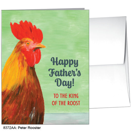 Peter Rooster, Greeting Card (8372AA), A2 Card Front, www.printedcanvas.com