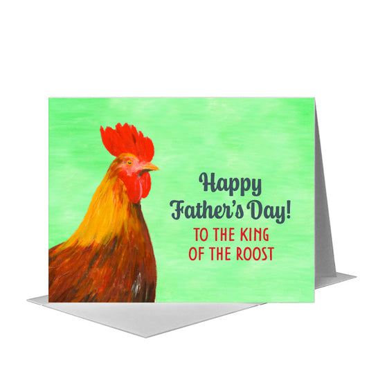 Peter Rooster, Greeting Card (#8372A) A2 Card Front, www.printedcanvas.com