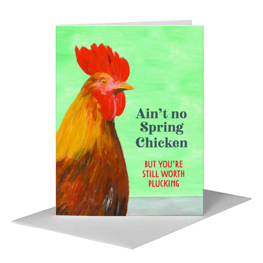 Peter Rooster, Greeting Card (#8372BA) A2 Card Front, www.printedcanvas.com