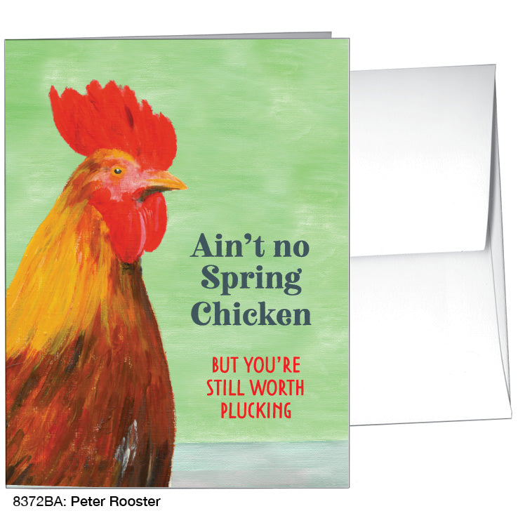 Peter Rooster, Greeting Card (8372BA), A2 Card, www.printedcanvas.com