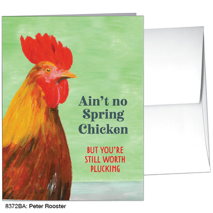 Peter Rooster, Greeting Card (8372BA), A2 Card, www.printedcanvas.com