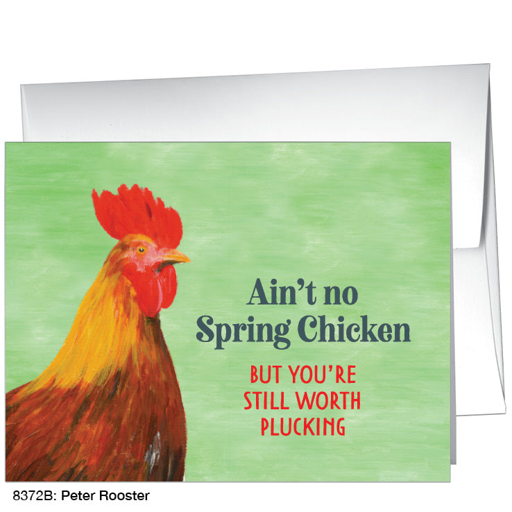 Peter Rooster, Greeting Card (8372B), A2 Card, www.printedcanvas.com
