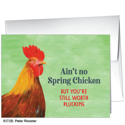 Peter Rooster, Greeting Card (8372B), A2 Card, www.printedcanvas.com