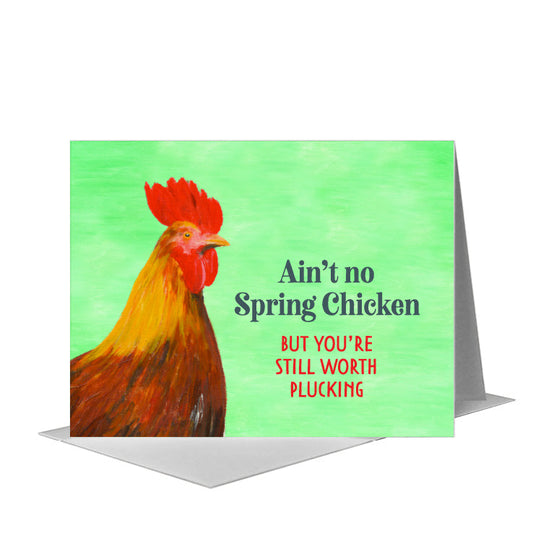 Peter Rooster, Greeting Card (#8372B) A2 Card Front, www.printedcanvas.com