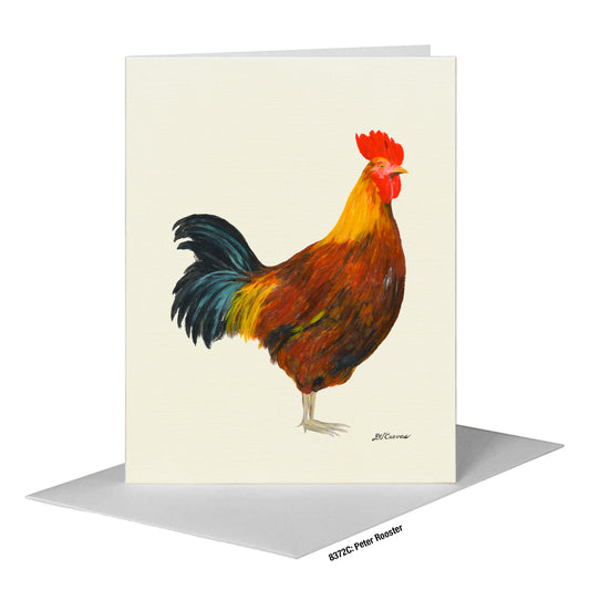 Peter Rooster, Greeting Card (#8372C)