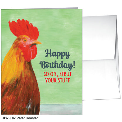 Peter Rooster, Greeting Card (8372DA), A2 Card, www.printedcanvas.com
