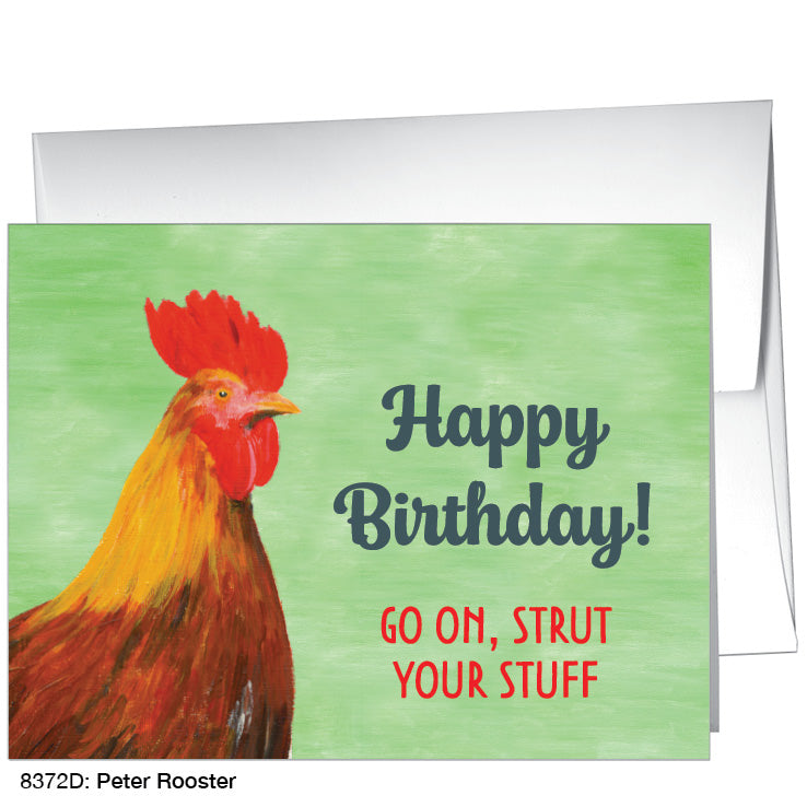Peter Rooster, Greeting Card (8372D), A2 Card, www.printedcanvas.com