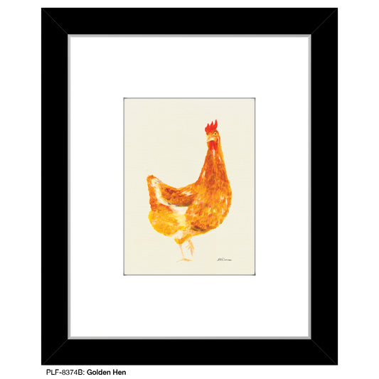 Golden Hen, Print (#8374B)