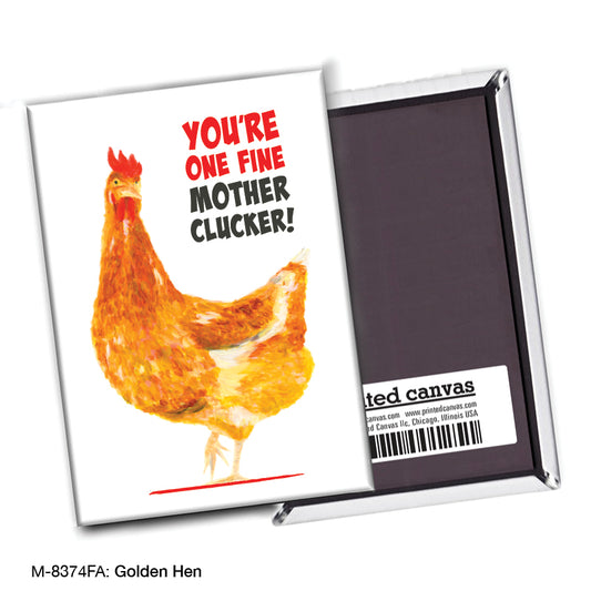 Golden Hen, Magnet (8374FA)