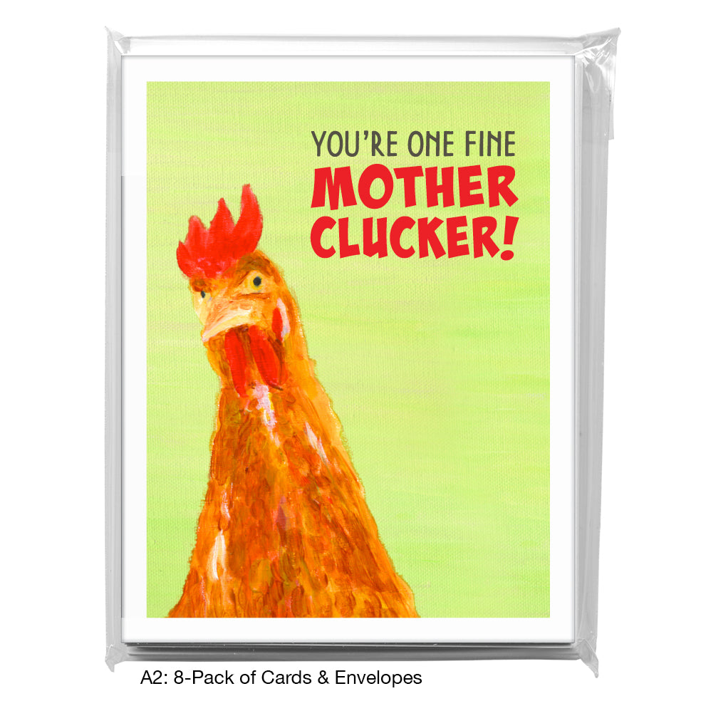 Golden Hen, Greeting Card (8374KD)