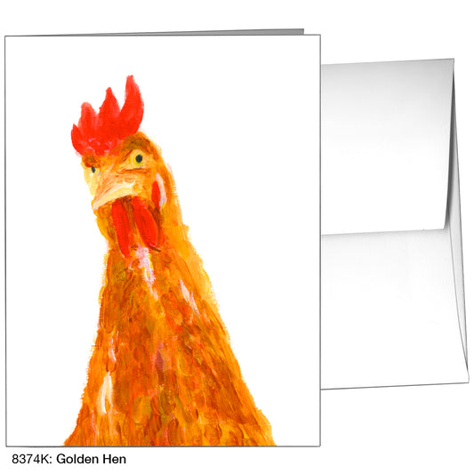 Golden Hen, Greeting Card (8374K)
