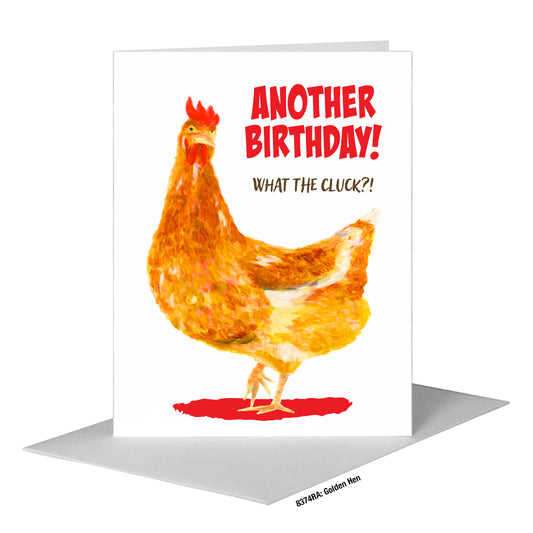 Golden Hen, Greeting Card (#8374RA)
