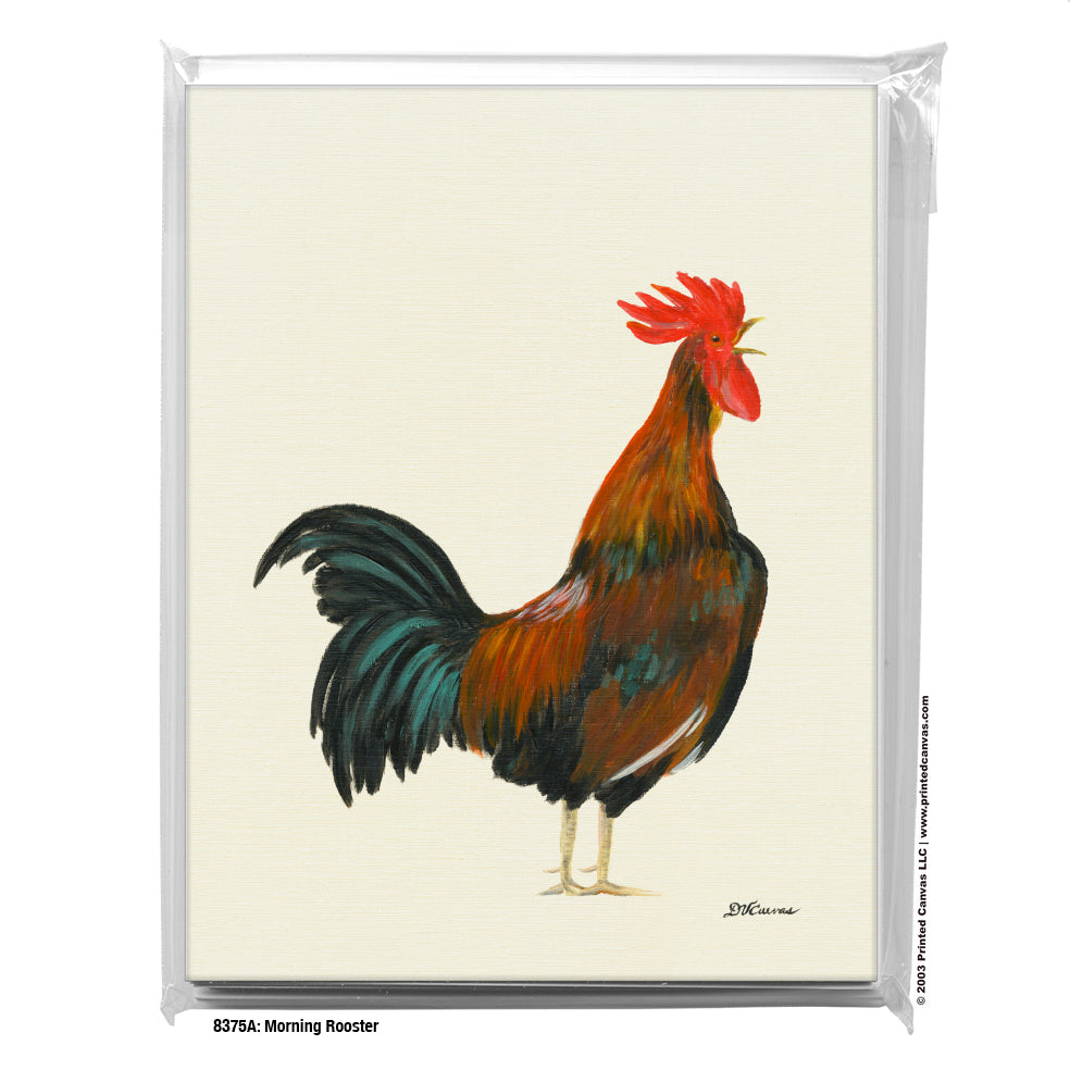 Morning Rooster, Greeting Card (#8375A)