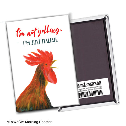 Morning Rooster, Magnet (M-8375CA), front, printedcanvas.com