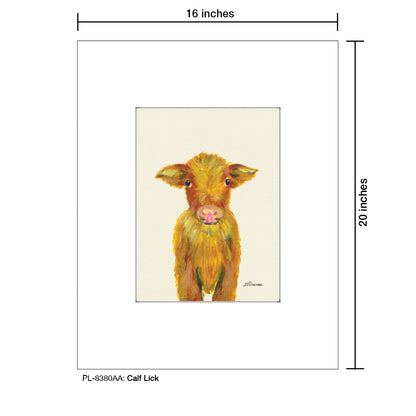 Calf Lick, Print (#8380AA)