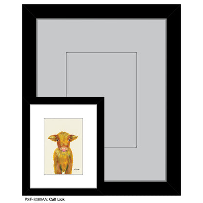 Calf Lick, Print (#8380AA)