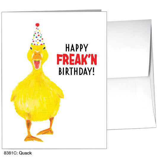 Quack, Greeting Card (8381C), A2 Card, www.printedcanvas.com