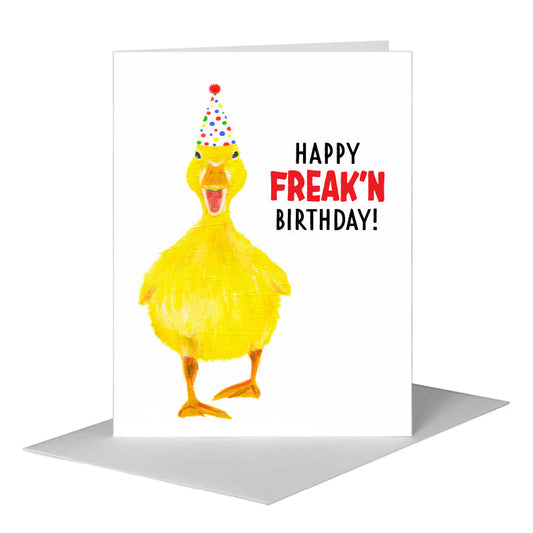 Quack, Greeting Card (#8381C) A2 Card Front, www.printedcanvas.com