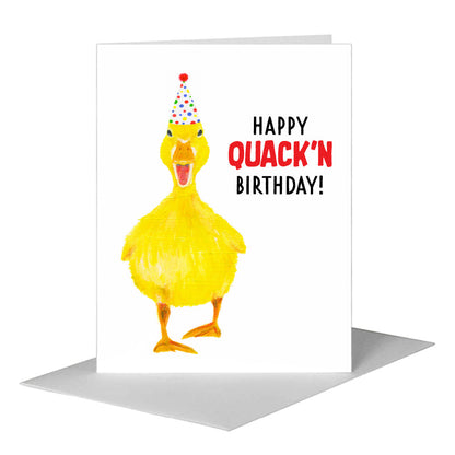 Quack, Greeting Card (#8381F), A2 Card Front, www.printedcanvas.com