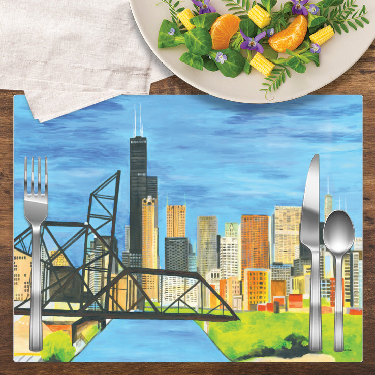 Bridge, Vinyl Placemat (PMT-8382C)