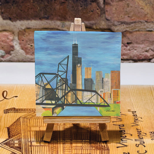 Bridge, Chicago, Mini Artwork (MA-8382A)