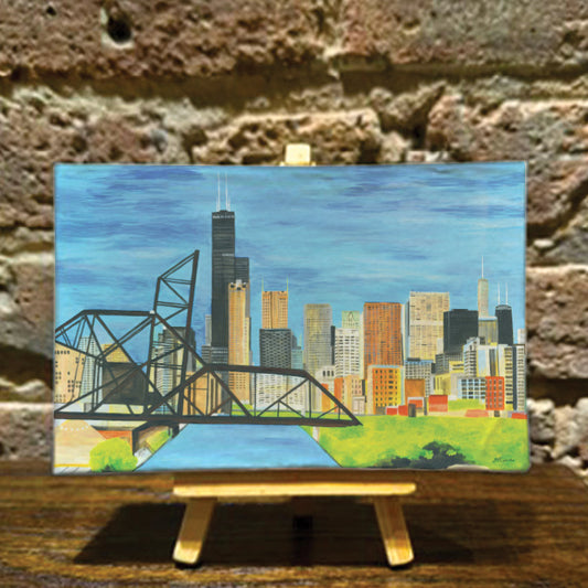 Bridge, Chicago, Mini Artwork (MA-8382C)