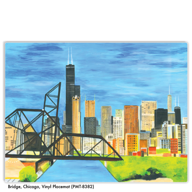 Bridge, Vinyl Placemat (PMT-8382C)