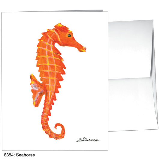 Seahorse, Greeting Card (8384B), A2 Card Front, www.printedcanvas.com