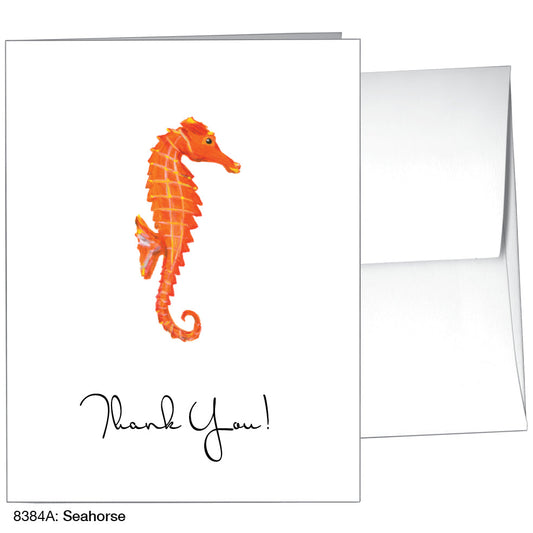 Seahorse, Greeting Card (8384A), A2 Card Front, www.printedcanvas.com