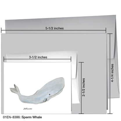 Sperm Whale, Greeting Card (8386), Enclosure, printedcanvas.com
