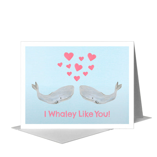 Sperm Whale, Greeting Card (#8386G) A2 Card Front, www.printedcanvas.com