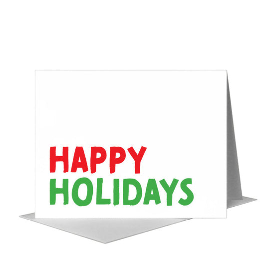 Merry Christmas, Greeting Card (#8391B) A2 Card Front, www.printedcanvas.com